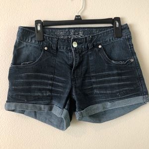Denim shorts